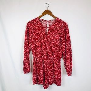 3 for $25 🖤 Rustic Floral Orange Romper